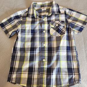 healthtex 5t Boys White Button Down Short Sleeve Shirt